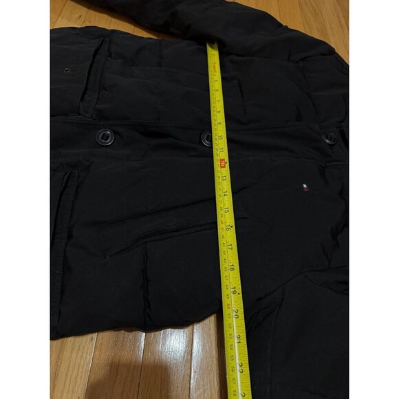 Tommy Hilfiger Men’s Parka Coat Black Warm Like Down Size M READ DESCRIPTION - Picture 10 of 16